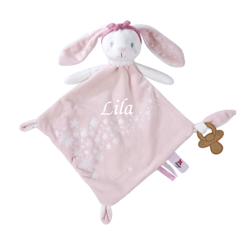  - boone glow comforter glow in dark pink rabbit 37 cm 
